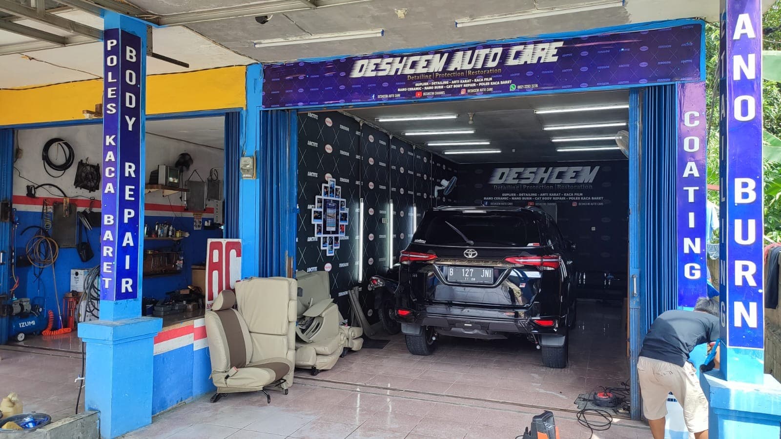 DESHCEM AUTOCARE BEKASI SPESIALIS KACA BARET, PAINT, COATING