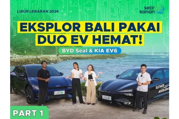 Intip Destinasi Wisata Bali, Pakai Mobil BYD Seal & KIA EV6!