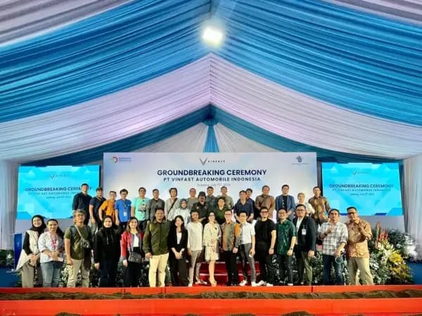 VinFast Resmi Dirikan Pabrik Mobil Listrik Baru di Indonesia