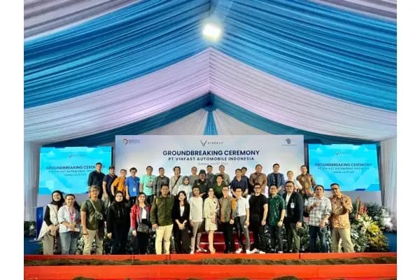 VinFast Resmi Dirikan Pabrik Mobil Listrik Baru di Indonesia
