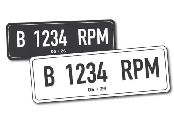 Plat Mobil Putih: Arti, Waktu Pemberlakuan & Biayanya