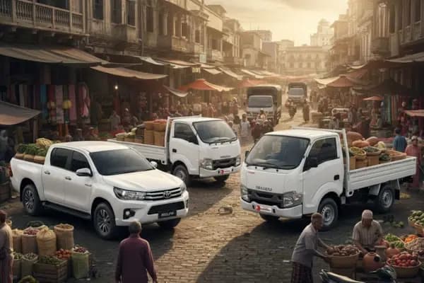 8 Pick Up Diesel Irit, Bandel, dan Termurah untuk Usaha!