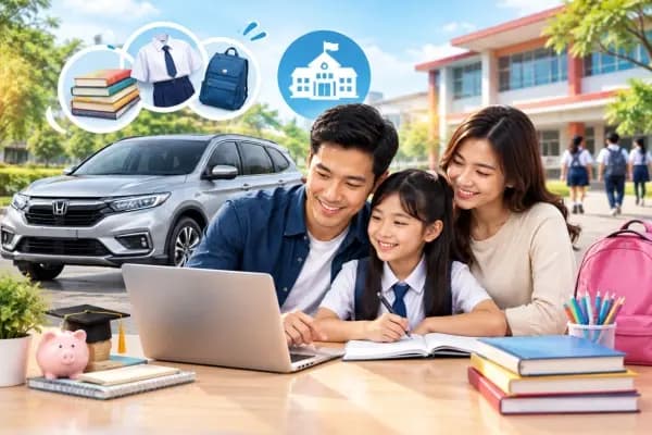 Tahun Ajaran Baru Datang, Biaya Sekolah Mepet? Coba Pembiayaan BPKB Mobil